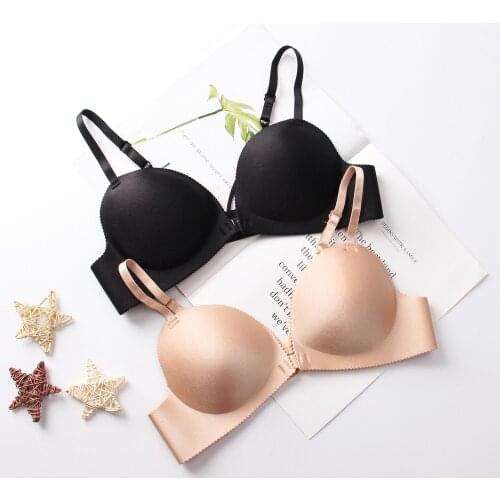 Seamless Front Closure Bra Sexy Women Wire Free Underwear Cross Criss Adjusted Bras Girls Backless Brassiere