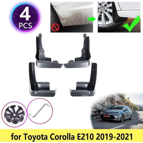 For Toyota Corolla Altis E210 Sedan Saloon 2019 2020 2021 Mudguards Mudflap Fender Mud Flaps Splash Flap Guards Car Accessories