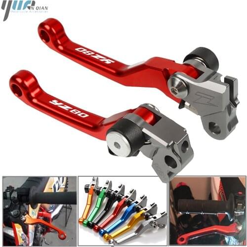 For YAMAHA YZ80 YZ 80 1986-1996 1987 1988 1989 1990 1991 1992 Motocross CNC Pit Dirt Bike Pivot Handle Lever Brake Clutch Levers