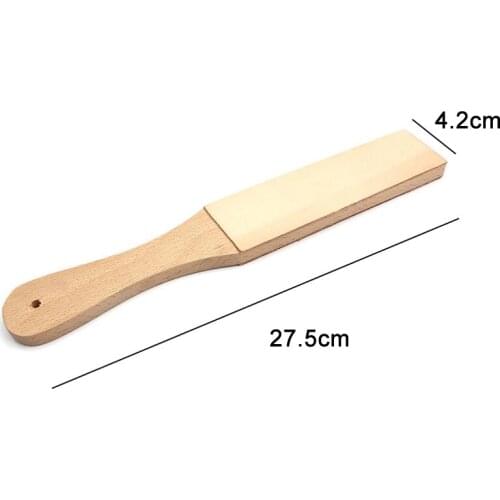 Dual Sided Leather Blades Strop Cutter Razor Sharpener Polishing Board Sharpen Home Tools MUMR999