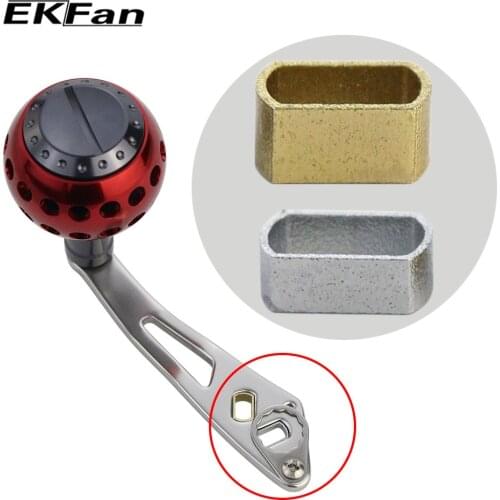 EKFan 3pcs 7*4mm Fishing Reel Handle Tube For Assembly Hole Change 8*5MM Hole to 7*4mm Hole Fishing Accessory Fishing Tool