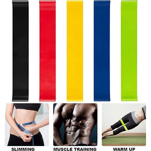 Gym Fitness Resistance Bands Latex Yoga Crossfit Stretch Bands Strong Rubber Band Home Gym Exercise Training Workout Equipment
