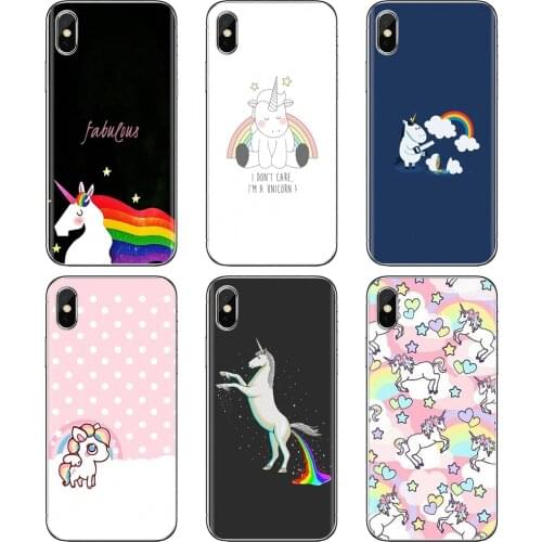 Kawaii Silicone Phone Case Horn To Be Wild Cute Unicorn For ZTE Blade A520 A512 A452 A602 A5 2019 V6 V7 V8 V9 V10 Lite Viat