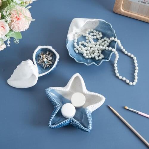 Creative Ceramics Ring Holder for Women Mom Living Room Bedroom Decoration