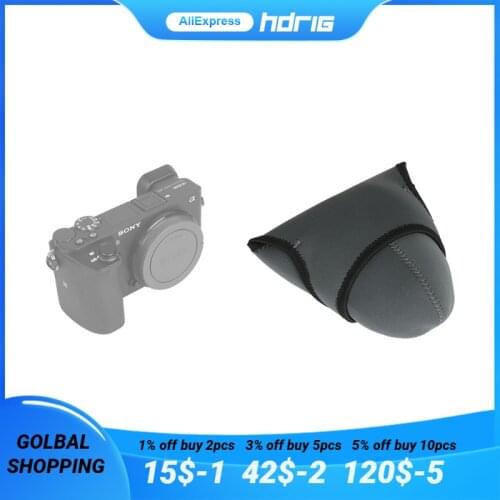 HDRIG Neoprene Waterproof Soft Camera Liner Bag Case Pouch Bag Package Protector For Nikon D3200 D3100 D3000 Canon 100D