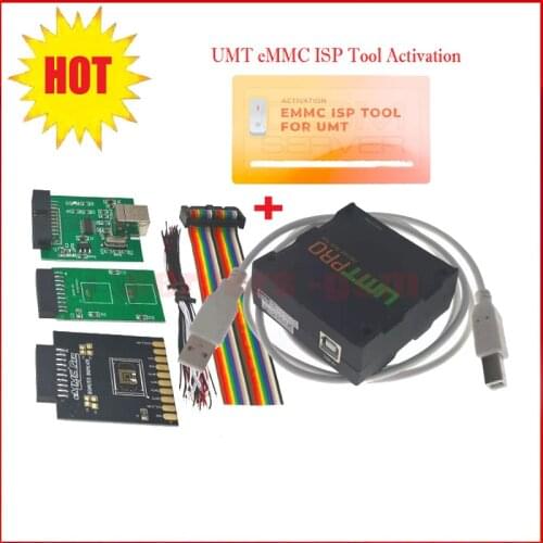 New Original UMT Pro2 BOX /Ultimate Multi Tool UMT+Avb 2in1 BOX + USB Cable + eMMC ISP Adapters Tool 5 in 1+ EMMC ISP activation