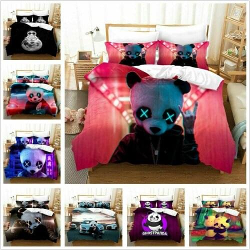 Panda Boy Home Textile Pillow Case 3D Bed Linen Duvet Covers Comforter Bedding Sets Bed Set Home Decor Bedding