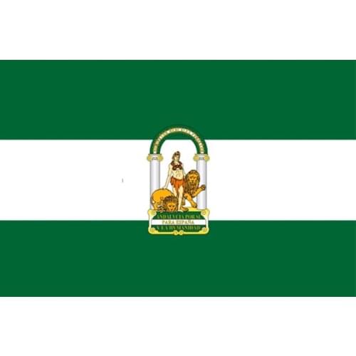 150x90cm Andalucia Spain Beauty and lion Spanish Flag 3ft x 5ft Polyester Banner Flying