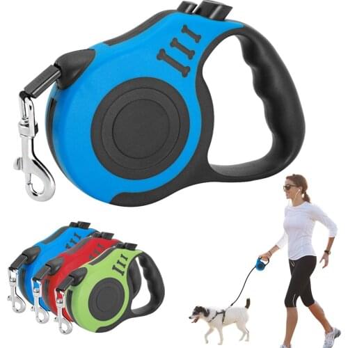 10ft/16.5ft Retractable Dog Leash Automatic Nylon Dogs Lead Rope 3M/5M Pitbull Pet Leashes Walking For Small Medium Dog