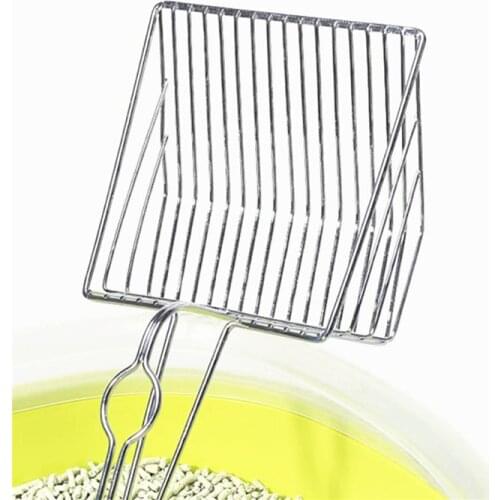 Durable Pet Dog Cat Stainless Steel Cleaning Tool Puppy Kitten litter Scoop Cozy Sand Scoop Poop Shovel Product For Pets Cat Sup