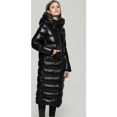 High Quality Winter White Duck Down Jacket Women Fashion Long Down Coat Parkas Thickening Female Waterproof Warm Clothes YP1631