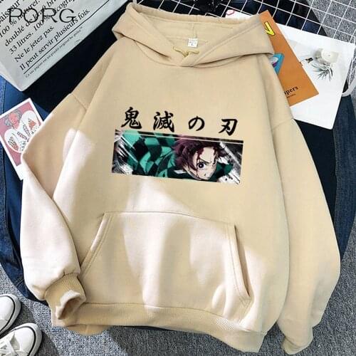 Demon Slayer Printing Hoodies Anime Cartoon Style Top Men and Women Loose Hoodies