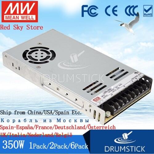 Steady Meanwell 350W Power Supply LRS-350-24V 5V 12V 15V 36V 48V 5A 15A 29A 60A DC Display LED light strip Monitor NES