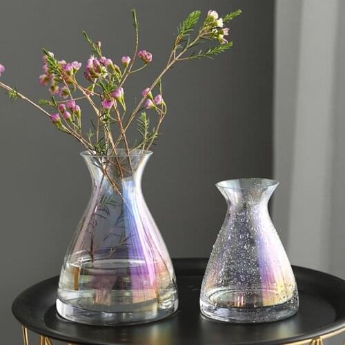 Vase Home Decor Modern Simple Creativity Living Room Accessories Transparent Terrarium Flower Pots декор дома ваза для декора