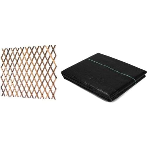 Retractable Artificial Garden Fence with Garden Weed Control Orchard Landscape Plant Weeding Ground Cloth Cover 5M Retail