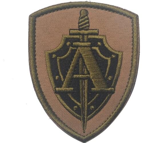 Embroidered Russian ALPHA group sleeve patches FSB special forces Military patch Tactical badges for jacket