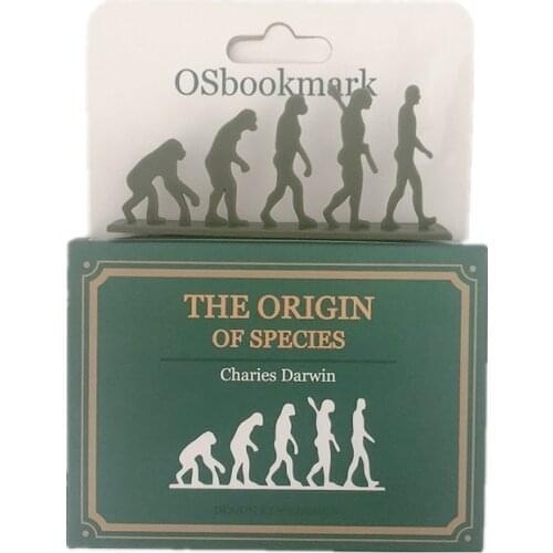 1Pc Creative Origin of Species Bookmark 3D Silicone Reading Bookmarks Book Holder Children Gift