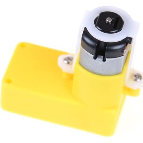 1Pc TT Motor / Deceleration Motor / Gearbox / DC Geared Motor for Robot Car Toy 6V Bend of Uniaxial Gear Brand New