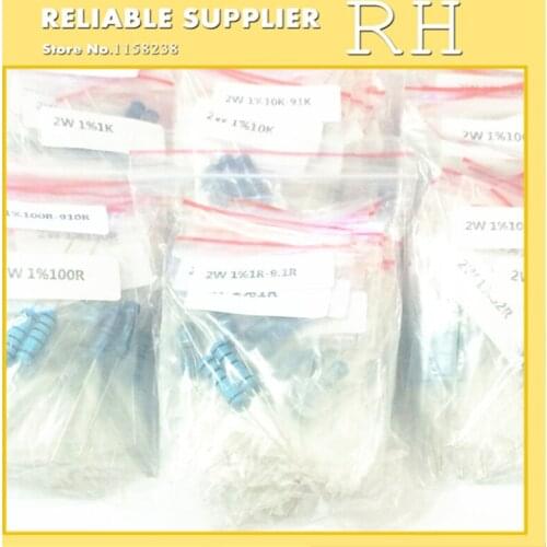 635PCS/lot 2W metal film resistance package 1% 127 kinds of resistance Each 5PCS inductance
