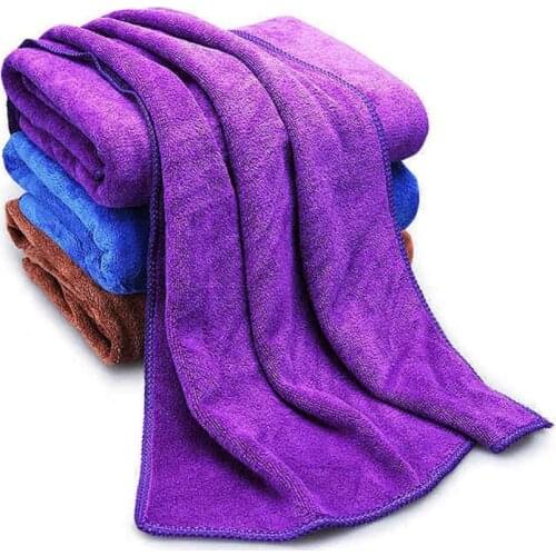 80% Hot Sale Microfiber Water Absorption Car Home Cleaning Cloth Towel Soft Washing Rags