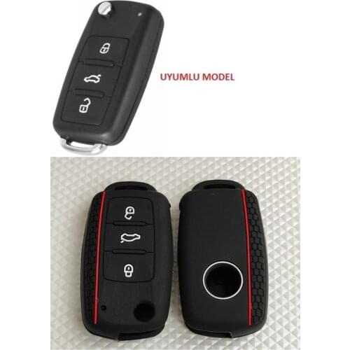 Volkswagen Key Case Silicone 3 Inside Keypad Outdoor Accessories Car For