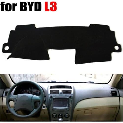 Car dashboard covers mat for BYD L3 all the years Left hand drive dashmat pad dash cover auto dashboard accessories
