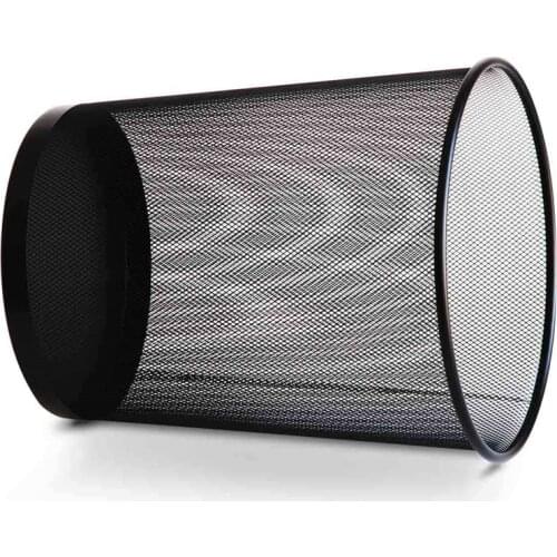 DL 9189 waste paper basket metal large mesh garbage bin iron wire netting trash can clean bucket Teaching equipment student sta