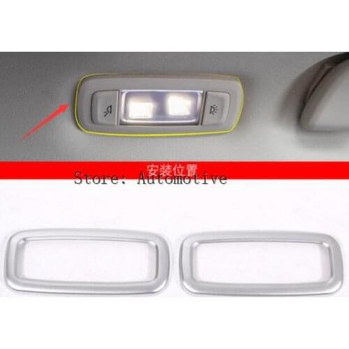 For BMW 7 Series G11 G12 730li 740li 750li 2016-2017 Car Accessories ABS Matte Chrome Interior Reading Light