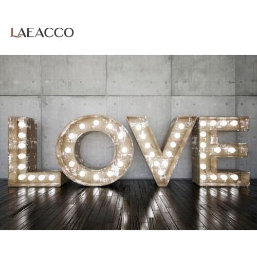 Laeacco Old Cement Wall Love Romantic Party Room Interior Photo Background Photography Backdrop Photocall Photo Studio