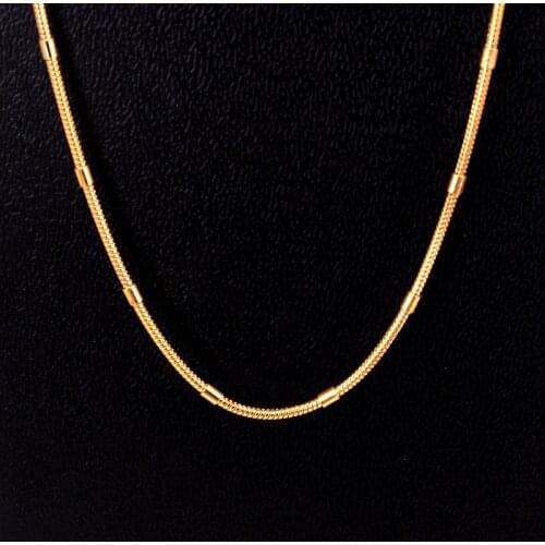 Hot Selling Fashion Simple Jewelry Party Gift Knotty Snake Bone Necklace Stainless Steel Woman Necklace Wholesale