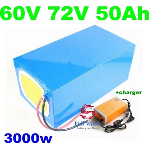 60V 50AH 72V 50Ah Electric Bicycle scooter lithium Battery 72v battery