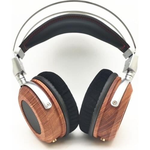 Toneking L8 34ohms 150 ohm high resistance double moving coil walnut wood fever headphones metal bracket Earphone