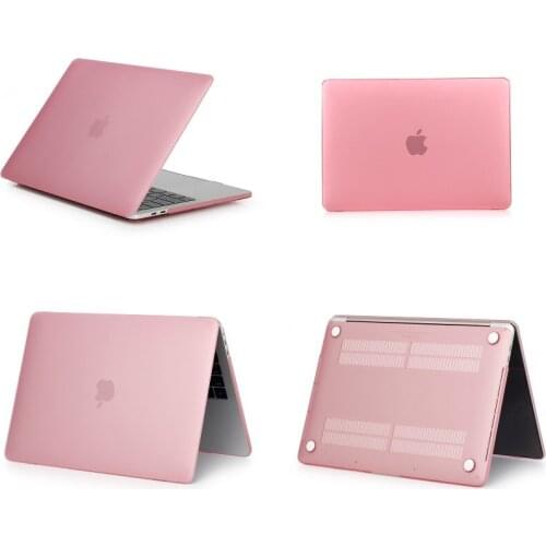 2019 New Matte Hard Shell Laptop Case For MacBook Air 11 Retina 12 Cover Pro 13 15 with Touch Bar A1706 A1707 A1989 A1990 A1932