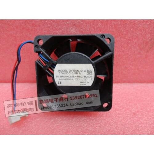 Original nmb 2410ml-01w-b39 6025 5v 0.59a 6cm 3 line cooling fan