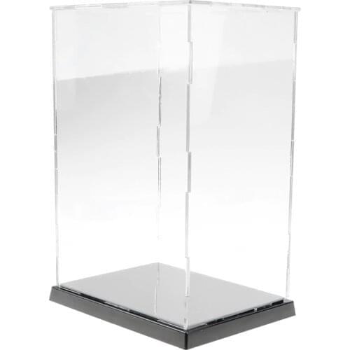 Transparent Acrylic Display Box Dustproof Protector Action Figure Figurines Satue 3D Models Product Samples Display Case