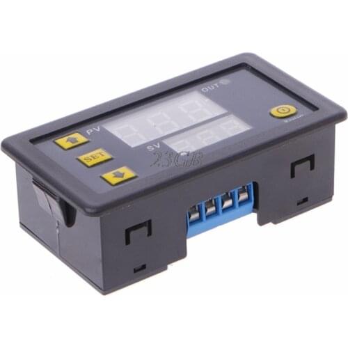 12V Timing Delay Relay Module Cycle Timer Digital LED Dual Display 0-999 Minutes J31