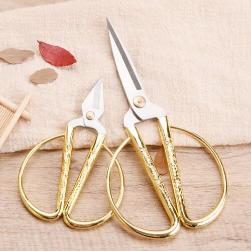 Gold Dragon Phoenix Bonsai Scissors Wedding Shears Home Office Cutting Tool