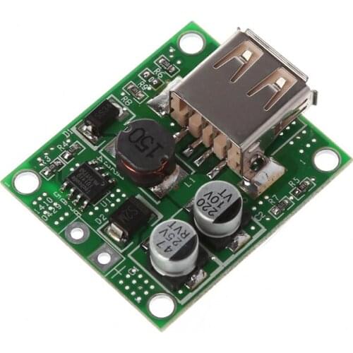 OOTDTY 5V 2A Solar Panel Power Bank USB Charge Voltage Controller Regulator 3.5x3cm