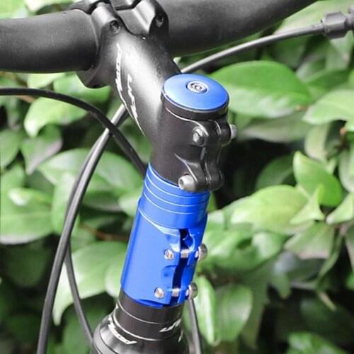 Bicycle Stem Fork Head Tube Bike Mountain Bike Raiser Heighten Cycling Up Extender Faucet Adaptor Extender Accessories Head Y1O2