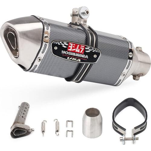 Motorcycle 51mm Exhaust Pipe Stainless Steel Muffler Escape For HONDA cbr 125r 250r 300r cbf 1000 cbr 1000rr For SUZUKI sv 650