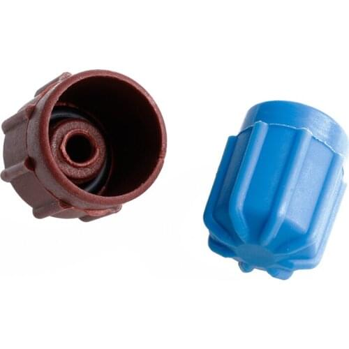 1 Pair R134a Auto AC A/C Valve Cap Refrigerant Valve High/Low Voltage Dust Cover Dropshipping