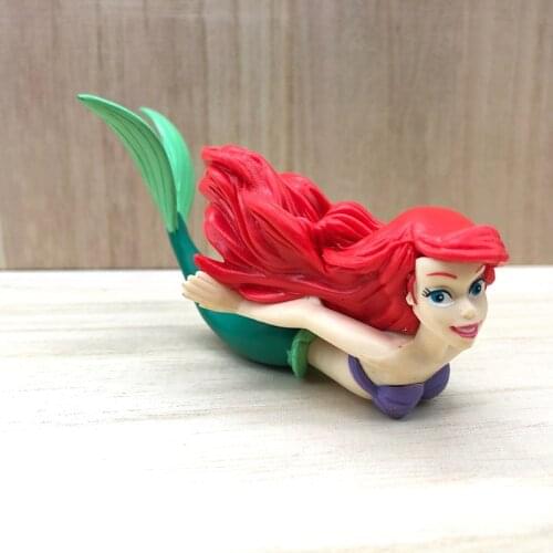 1PCS 12.5cm Genuine bulk Disney Little mermaid Mermaid Princess Ariel Doll DIY cake accessories