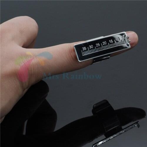10/Pcs Dental Rulers Endodontic Finger Ruler Scale Measure Dental Instruments Finger Ruler Measuring Tools