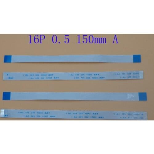 2pcs New Type A 15cm 150mm FFC FPC 16pin 0.5 pitch Flat Ribbon Flex Cable 16 pins 20624 AWM 80C VW-1 60V Power Button