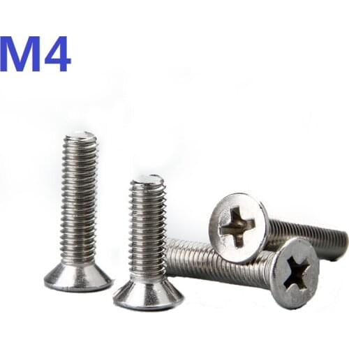 20pc/PACK M4*60/65/70/80 Countersunk cross flat head Screws Nuts Hex Socket Head Cap Screw Bolts Fasteners Repair Hardware tools