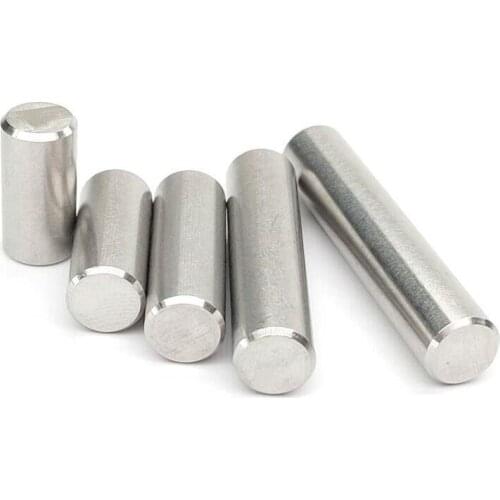 5-20pcs Stainless Steel Dowel Pin M1.5 M2 M2.5 M3 M4 M5 M6 M8 Location Pins Fastener Hardware Solid pin for woodworking