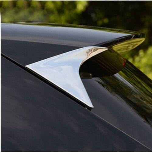 2017 ACCESSORIES FIT FOR Honda HR-V / VEZEL SIDE REAR WINDOW SPOILER COVER TRIM MOLDING GARNISH SURROUND 2014-2016 2PCS