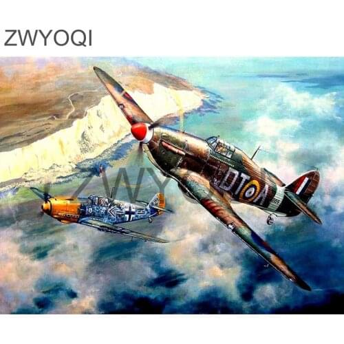 DIY Diamond mosaic Full Round Diamond embroidery Helicopter fighter Full Square Diamond painting Cross stitch Helicopter fighter