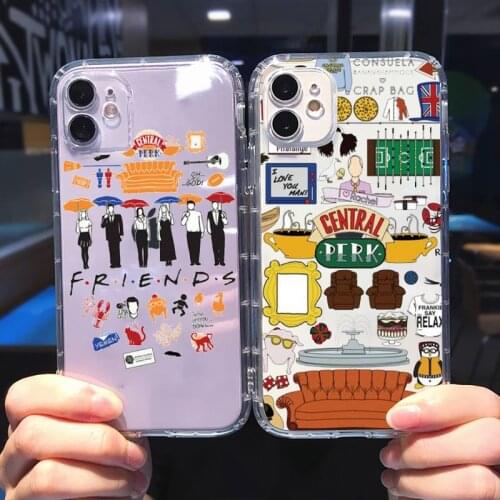 Central Perk Coffee friends tv show Phone Case For iphone 13 12 11 8 7 plus mini x xs xr pro max Transparent soft