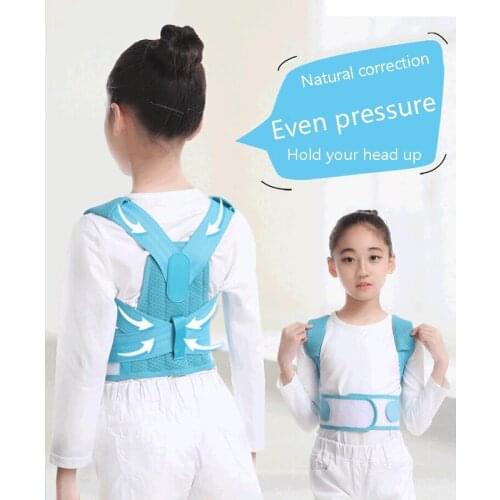 Children Posture Correction Belt Adjustable Posture Corrector Corset Brace Breathable Anti-humpback Back Shoulder Support Belt